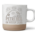 Petri Heil im neuen Jahr Tasse - Angler Geschenk für Papa & Opa zu Sil – Bild 1