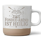 Fondue-Abend ist heilig Tasse - Geschenk für Käseliebhaber & Gastgeber – Bild 1