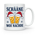 Schääne Woi Nachde Tasse Pfälzer Dialekt Weihnachten Bier Sp – Weiß [farbe:weiß]