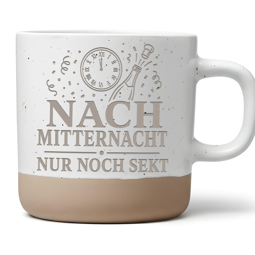 Nach Mitternacht nur noch Sekt Tasse - Lustiges Silvester Geschenk für – Bild 1