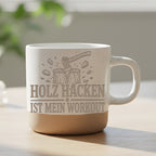 Holz hacken ist mein Workout Tasse - Lustiges Geschenk für Holzmacher, – Bild 6