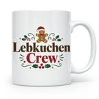 Lebkuchen Crew Tasse für die ganze Familie lustiger Kaffeebe – Weiß [farbe:weiß]