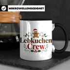 Lebkuchen Crew Tasse für die ganze Familie lustiger Kaffeebe – Schwarz [farbe:schwarz]