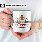 Lebkuchen Crew Tasse für die ganze Familie lustiger Kaffeebe – Grün [farbe:grün]