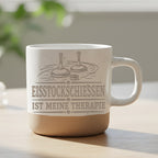 Eisstockschießen ist meine Therapie Tasse - Geschenk für Eisstockschüt – Bild 6