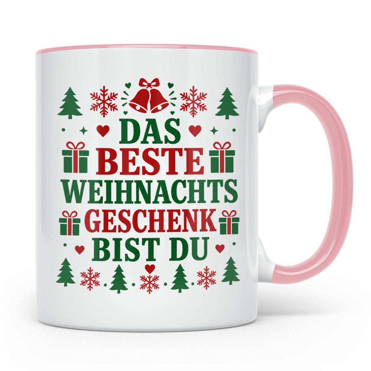 Das beste Geschenk bist du Tasse für Partner Freundin Eheman – Rosa [farbe:rosa]