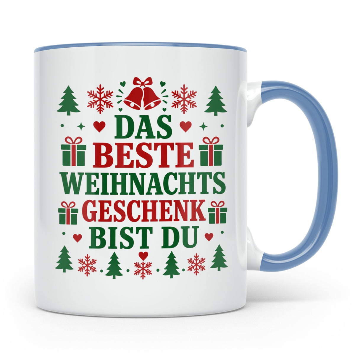 Das beste Geschenk bist du Tasse für Partner Freundin Eheman – Blau [farbe:blau]