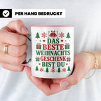 Das beste Geschenk bist du Tasse für Partner Freundin Eheman – Rosa [farbe:rosa]