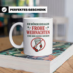 Lustige Tasse Weihnachten 'Keine Socken' Spruch Witzige Büro – Weiß [farbe:weiß]
