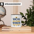 Sozialarbeiter Tasse mit Gebärdensprache Design | Geschenkid – Schwarz [farbe:schwarz]