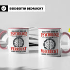 Psychologe Tasse mit Spruch Qualifiziert genug Verrückt genu – Rosa [farbe:rosa]
