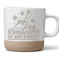 Schneeschippen ist mein Workout Tasse - Lustiges Geschenk für Papa, Ha – Bild 1