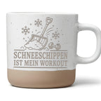Schneeschippen ist mein Workout Tasse - Lustiges Geschenk für Papa, Ha – Bild 1