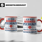 Psychologen Spruch Tasse lustig für Büro & Kollegen | Kaffee – Rot [farbe:rot]