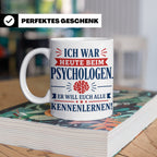 Psychologen Spruch Tasse lustig für Büro & Kollegen | Kaffee – Weiß [farbe:weiß]