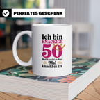 50. Geburtstag Tasse - Ich bin Knackige 50 Königin - Geschen – Weiß [farbe:weiß]