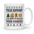 Tech Support Tasse Lustig Cookies Löschen Spruch IT Informat – Weiß [farbe:weiß]