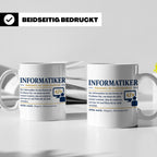 Informatiker Definition Tasse lustig Geschenkidee für Progra – Weiß [farbe:weiß]