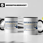 Informatiker Definition Tasse lustig Geschenkidee für Progra – Schwarz [farbe:schwarz]