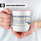 Informatiker Definition Tasse lustig Geschenkidee für Progra – Rosa [farbe:rosa]