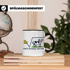 Ente Wurzel aus Kuh Tasse lustig für Mathematiker & Nerds |  – Schwarz [farbe:schwarz]