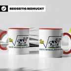 Ente Wurzel aus Kuh Tasse lustig für Mathematiker & Nerds |  – Rot [farbe:rot]