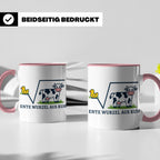Ente Wurzel aus Kuh Tasse lustig für Mathematiker & Nerds |  – Rosa [farbe:rosa]
