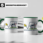 Ente Wurzel aus Kuh Tasse lustig für Mathematiker & Nerds |  – Grün [farbe:grün]