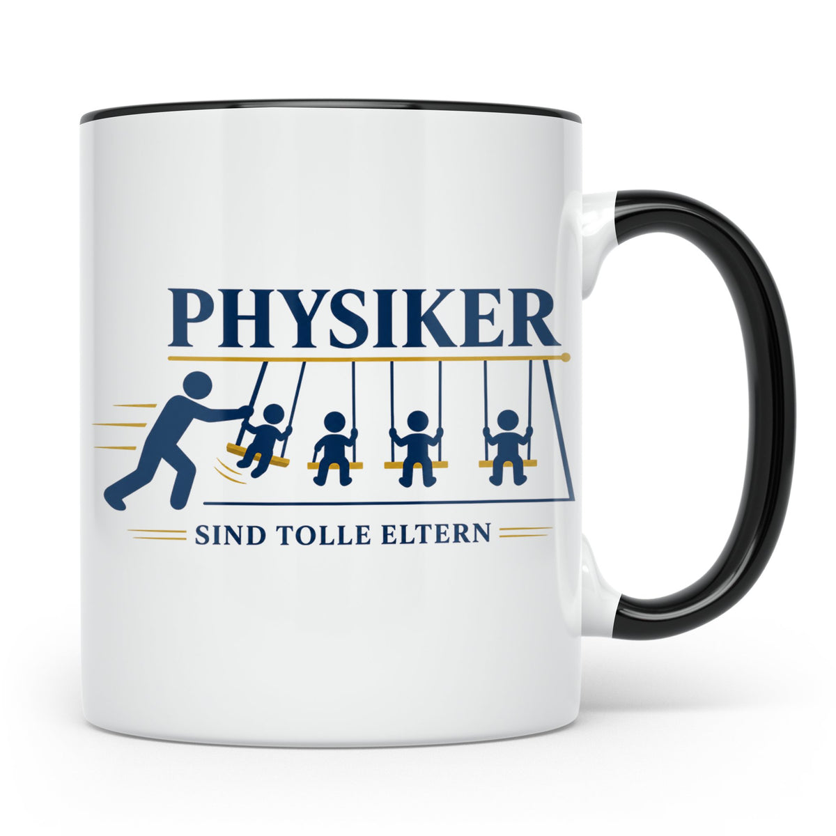 Physiker Tasse sind tolle Eltern Spruch Geschenk für Physike – Schwarz [farbe:schwarz]