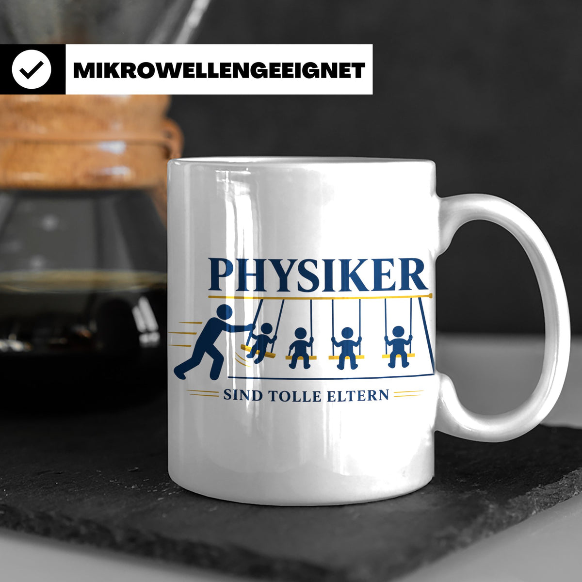 Physiker Tasse sind tolle Eltern Spruch Geschenk für Physike – Weiß [farbe:weiß]