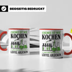 Chemiker Tasse mit Spruch Chemie ist wie Kochen lustig | Ges – Rot [farbe:rot]