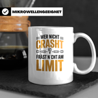 Fräser Tasse - Wer nicht crasht fräst nicht am Limit - CNC F – Weiß [farbe:weiß]