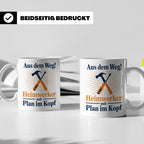 Heimwerker Tasse mit Spruch Aus dem Weg! Lustiges Geschenk f – Weiß [farbe:weiß]
