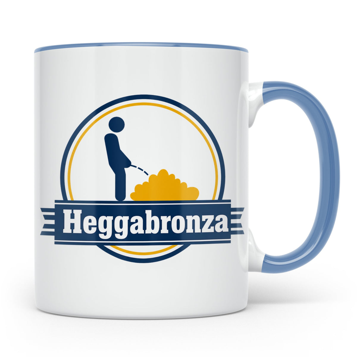 Heggabronza Tasse Schwäbisch lustig Spruch Heckenbronzler Ge – Blau [farbe:blau]