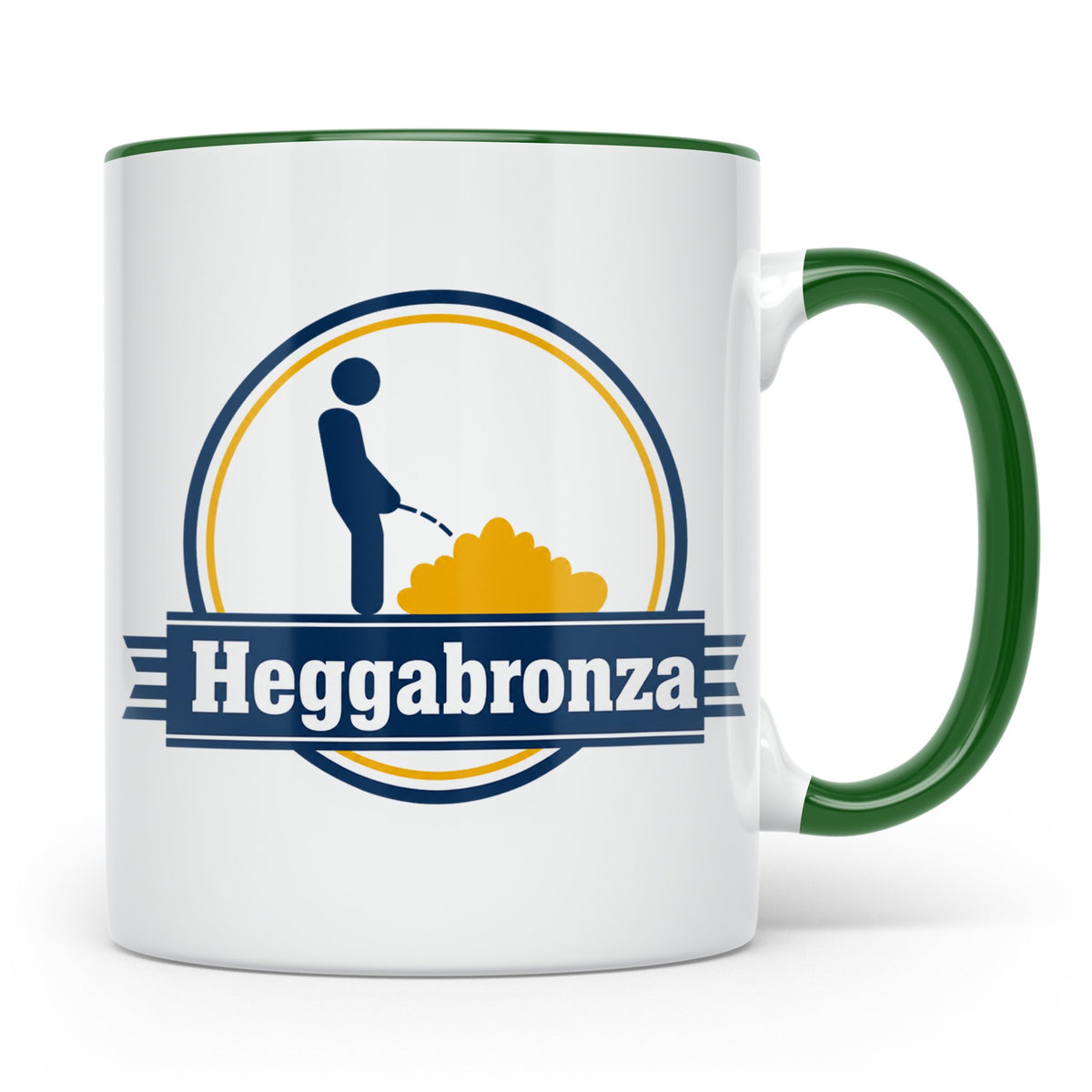 Heggabronza Tasse Schwäbisch lustig Spruch Heckenbronzler Ge – Grün [farbe:grün]
