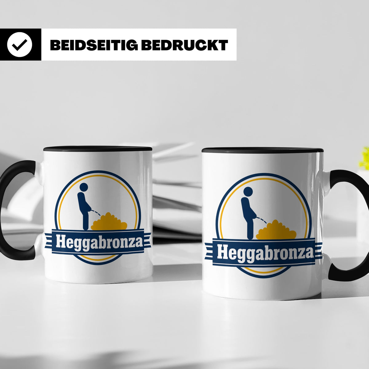 Heggabronza Tasse Schwäbisch lustig Spruch Heckenbronzler Ge – Schwarz [farbe:schwarz]