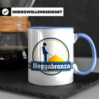 Heggabronza Tasse Schwäbisch lustig Spruch Heckenbronzler Ge – Blau [farbe:blau]