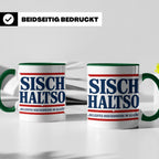 Allgäu Tasse Sisch halt so Spruch | Lustige Dialekt Kaffeeta – Grün [farbe:grün]