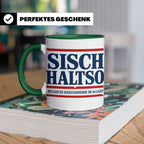 Allgäu Tasse Sisch halt so Spruch | Lustige Dialekt Kaffeeta – Grün [farbe:grün]