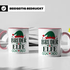 Bruder Elfe Tasse lustig Partnerlook für Brüder Familienoutf – Rosa [farbe:rosa]