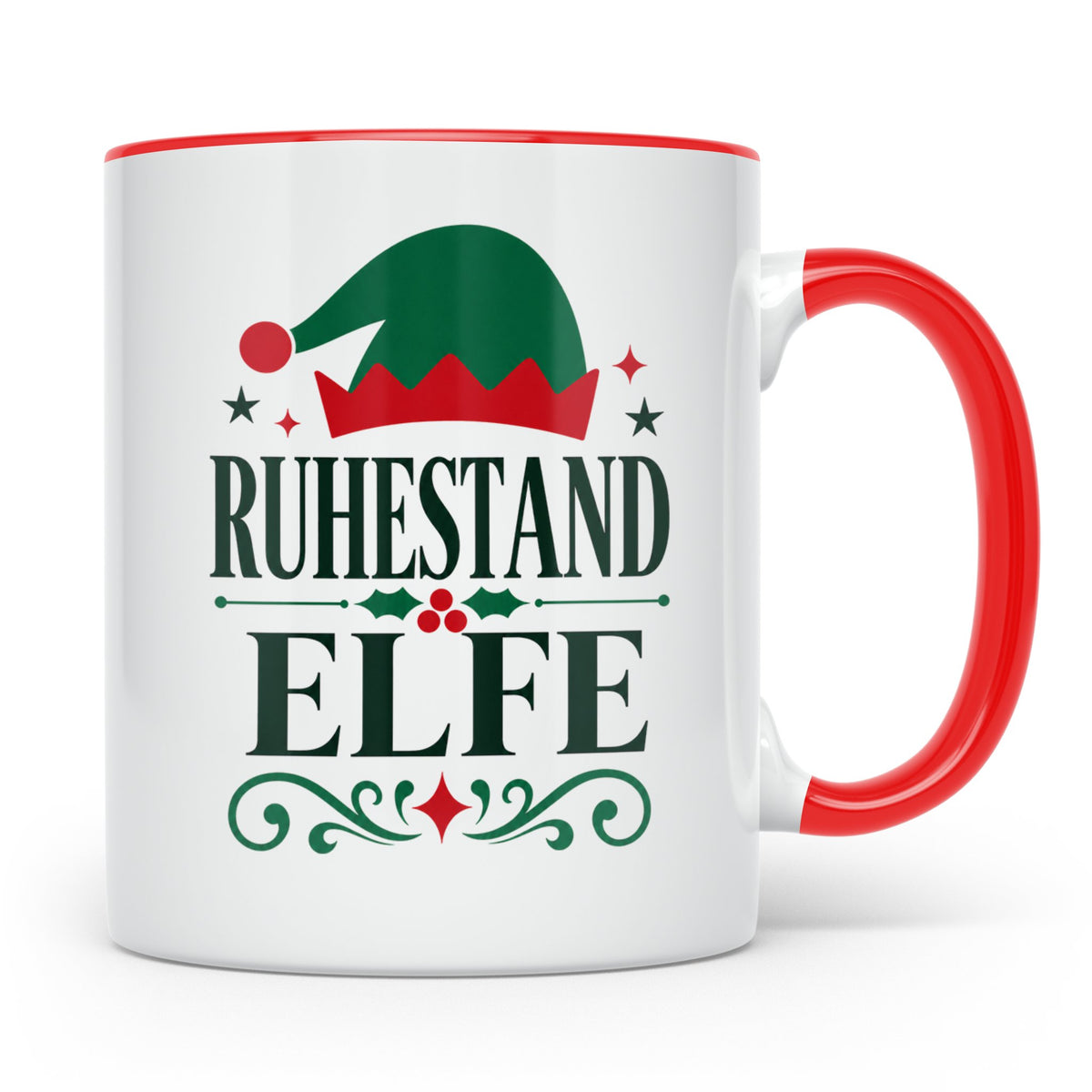 Ruhestand Elfe Tasse lustig Geschenk für Rentner Pensionär z – Rot [farbe:rot]