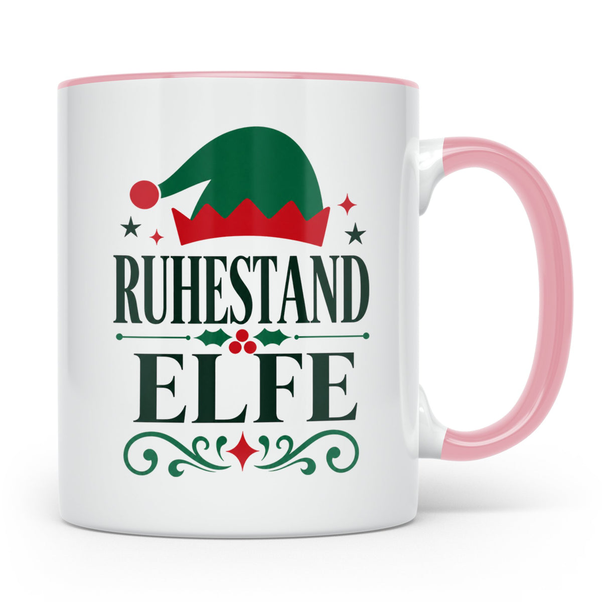 Ruhestand Elfe Tasse lustig Geschenk für Rentner Pensionär z – Rosa [farbe:rosa]