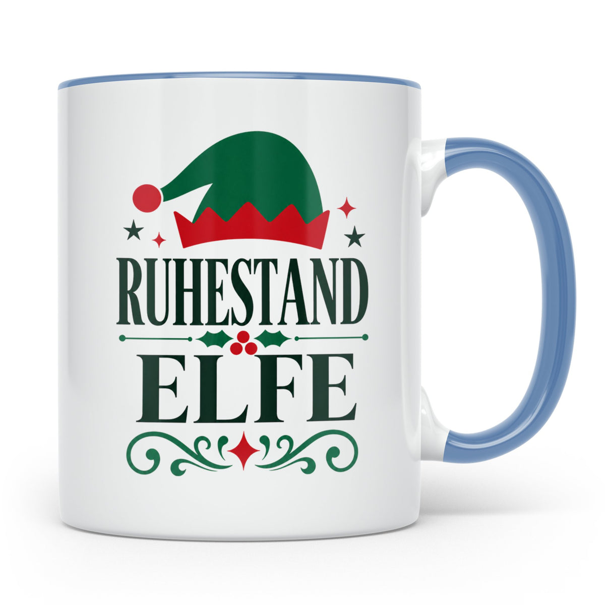 Ruhestand Elfe Tasse lustig Geschenk für Rentner Pensionär z – Blau [farbe:blau]