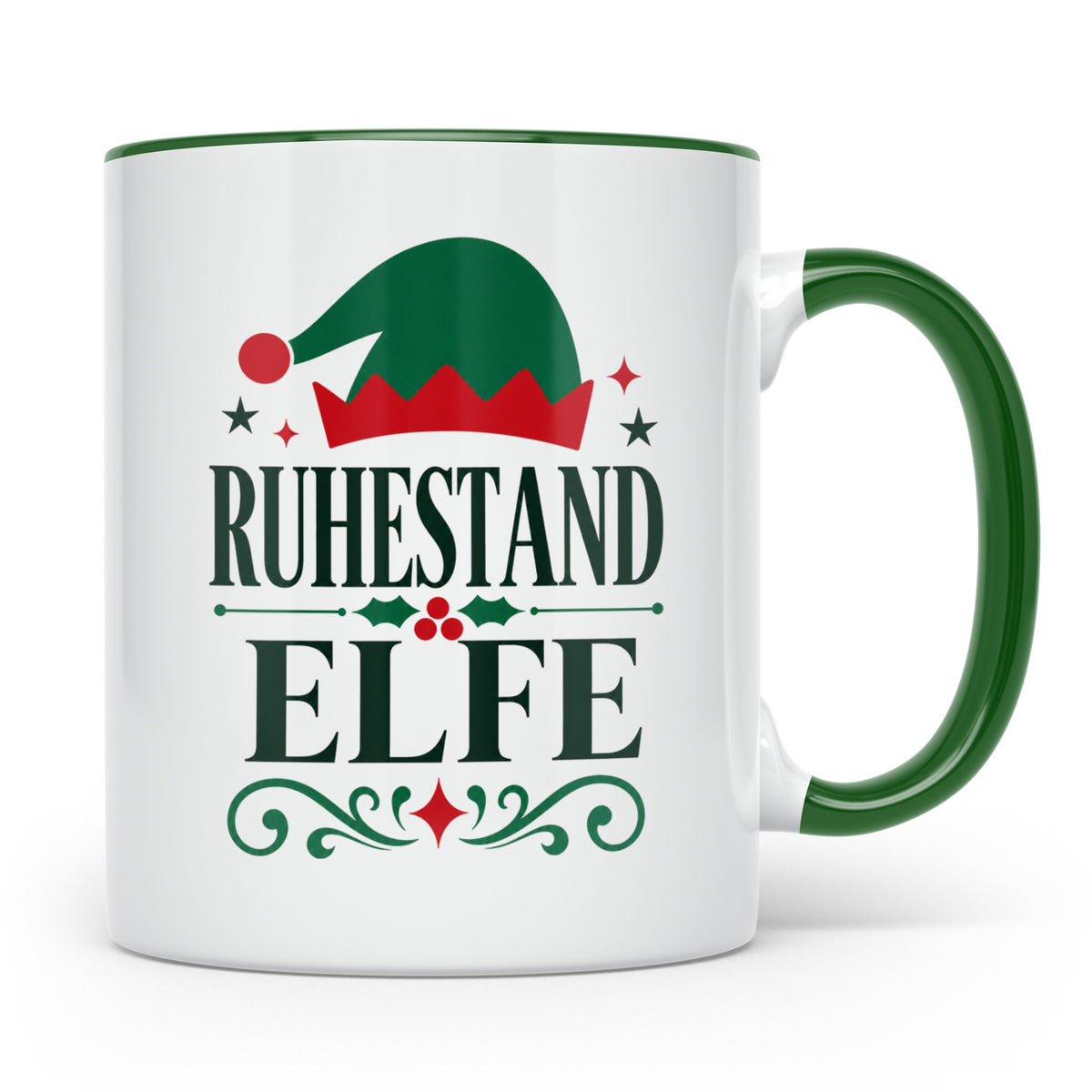 Ruhestand Elfe Tasse lustig Geschenk für Rentner Pensionär z – Grün [farbe:grün]