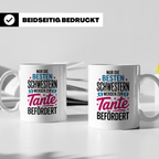 Tante Tasse: Nur die besten Schwestern werden zur Tante befö – Weiß [farbe:weiß]