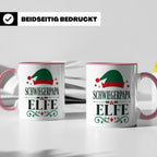 Schwiegerpapa Elfe Tasse lustiger Spruch Kaffeetasse Geschen – Rosa [farbe:rosa]