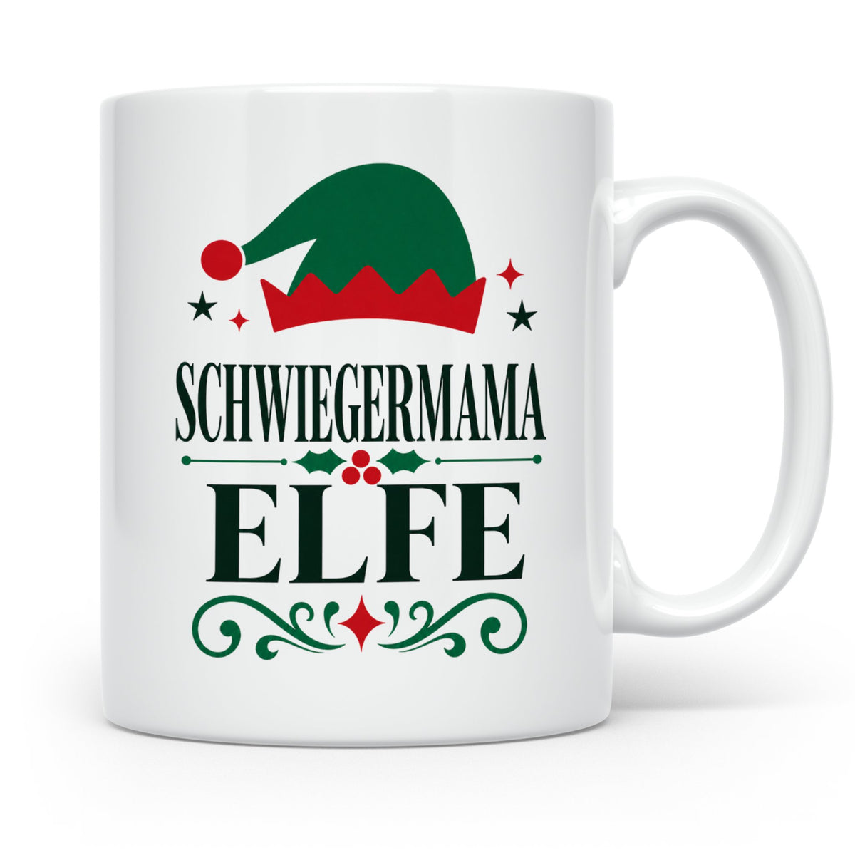 Schwiegermama Elfe Tasse lustig Spruch Geschenk für Schwiege – Weiß [farbe:weiß]