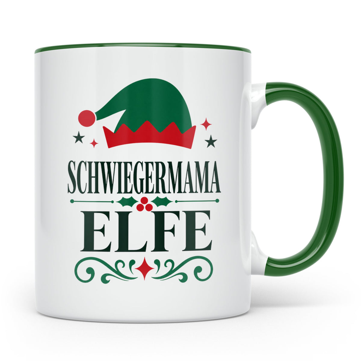 Schwiegermama Elfe Tasse lustig Spruch Geschenk für Schwiege – Grün [farbe:grün]