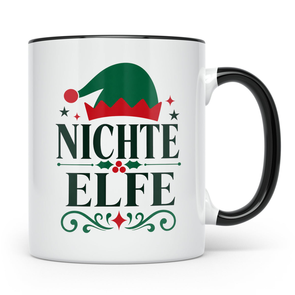 Nichte Elfe Tasse lustig Geschenk für die beste Nichte von T – Schwarz [farbe:schwarz]