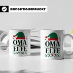 Oma Elfe Tasse lustig für die beste Oma als Geschenkidee zu  – Weiß [farbe:weiß]